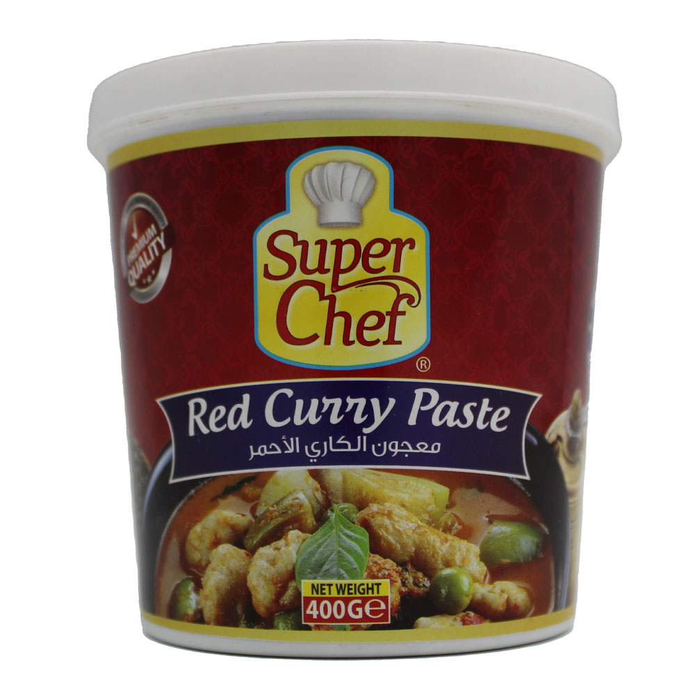 رب کاری قرمز ( کاری پیست ) 400 گرم سوپر شف –  Red curry paste super chef