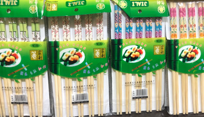 چاپ استیک(چاپستیک چوب غذا خوری بامبو چینی ژاپنی و کره ای)۱۰ جفتی bamboo chopsticks