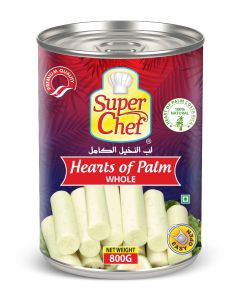 کنسرو هارت آف پالم ( مغز درخت خرما ) ۸۰۰ گرمی  hearts of palm 800 g